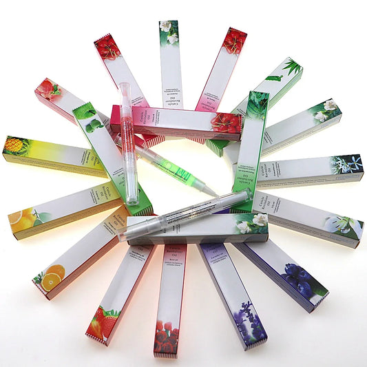 15pcs Nail Cuticle Oil Pen Set Revitalizer Treatment Manicure Tool
