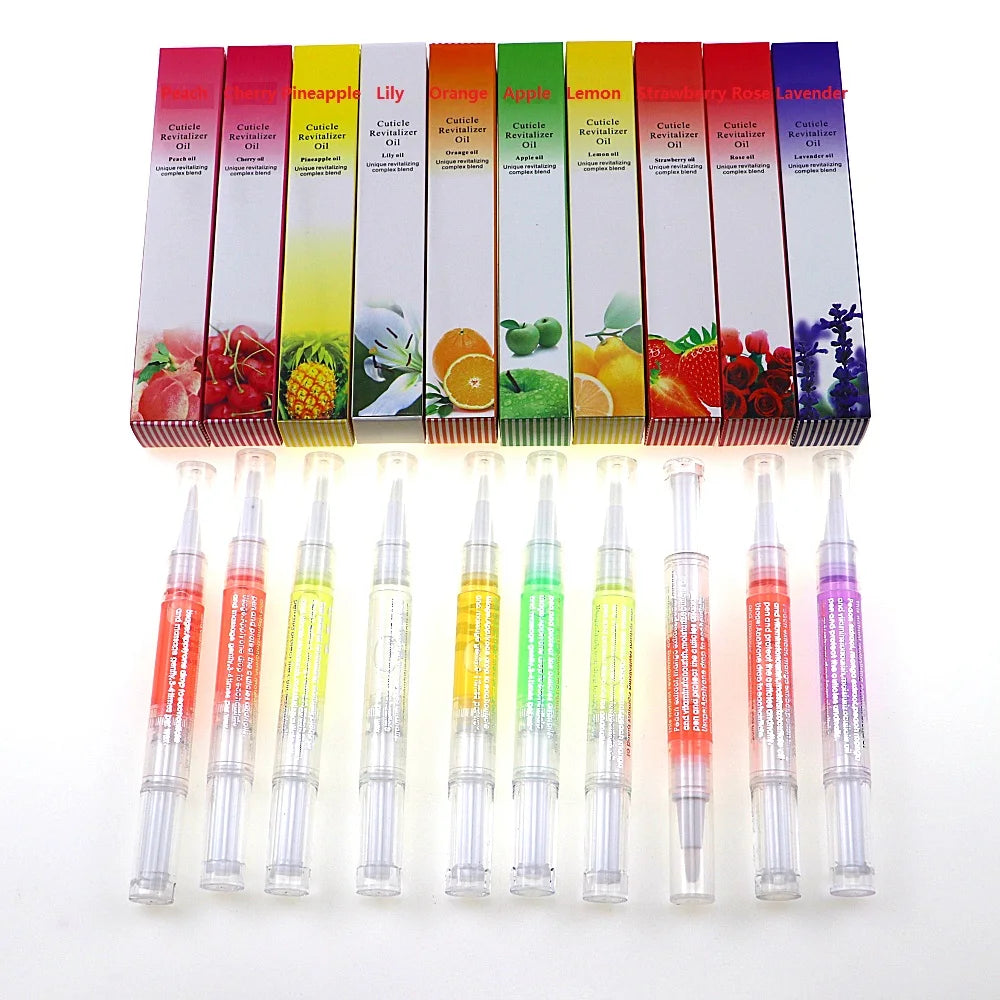 15pcs Nail Cuticle Oil Pen Set Revitalizer Treatment Manicure Tool