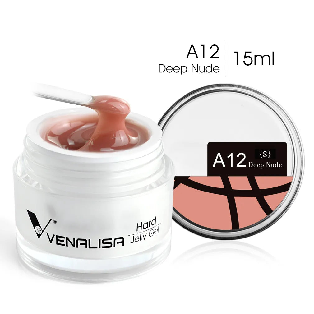 Venalisa 15ml Jelly Nail Extension UV Builder Gel Clear Camouflage