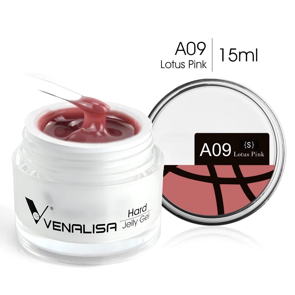 Venalisa 15ml Jelly Nail Extension UV Builder Gel Clear Camouflage