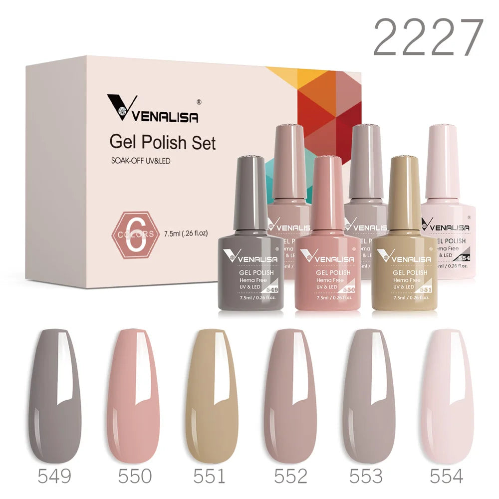 VENALISA TPO Free Peel Off Base Coat & No Wipe Top Coat Nail Gel