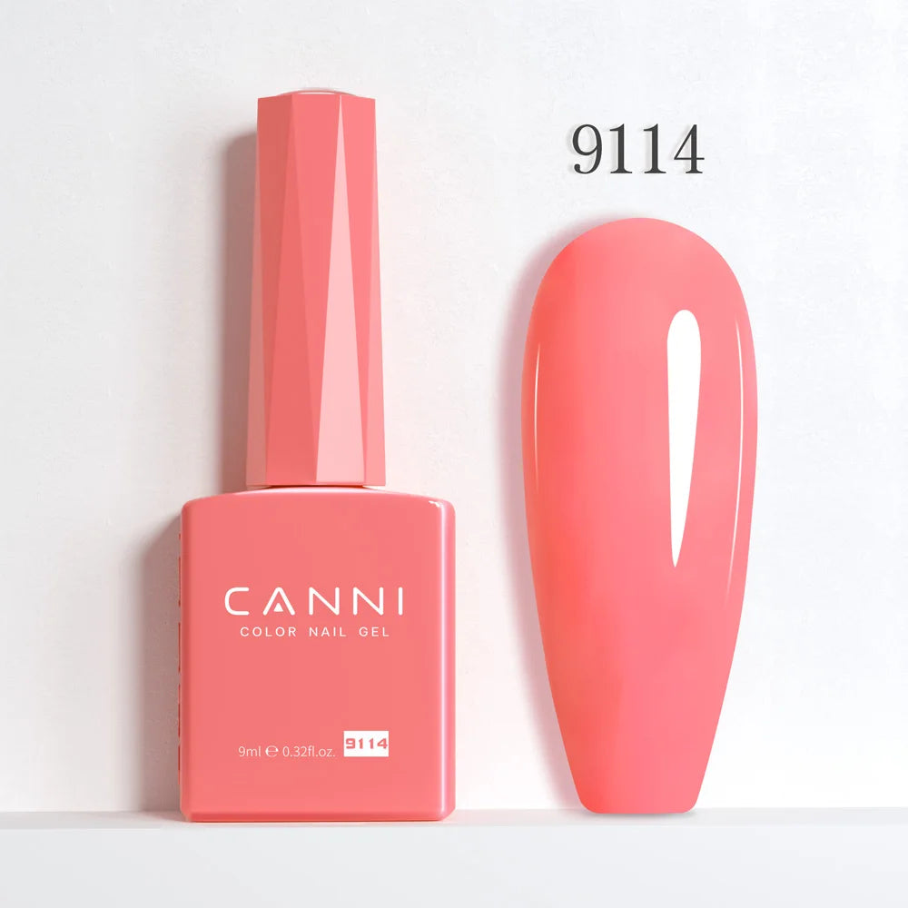 CANNI 9ml HEMA Free Gel Nail Polish Black White UV LED Soak Off