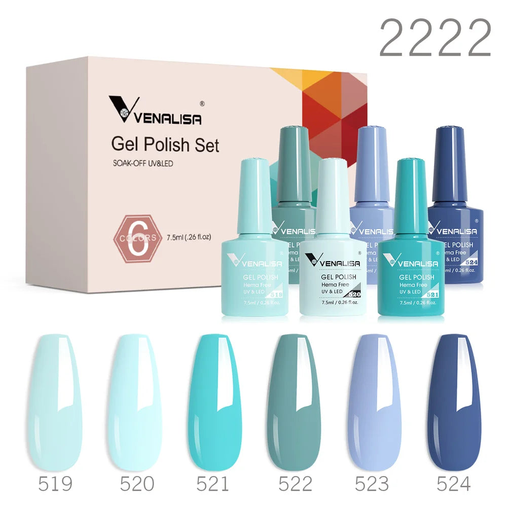 VENALISA TPO Free Peel Off Base Coat & No Wipe Top Coat Nail Gel