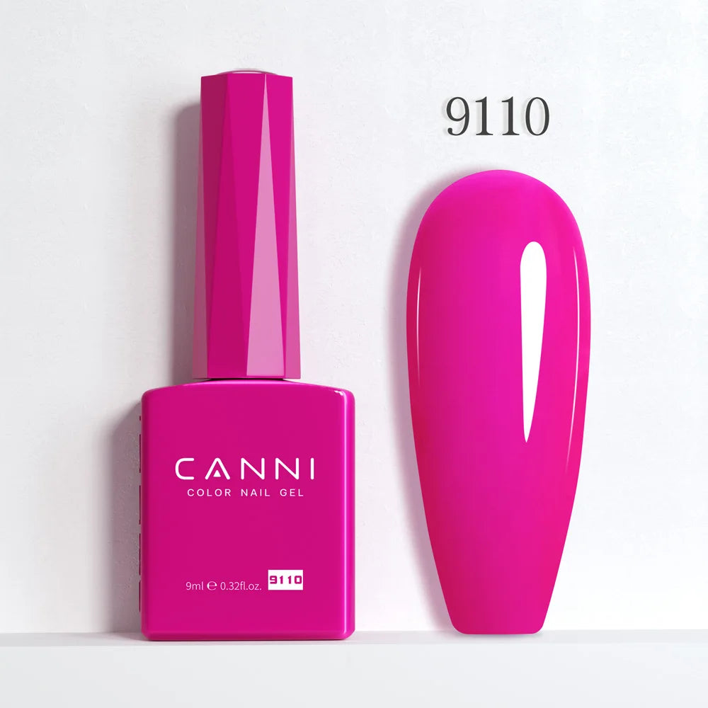 CANNI 9ml HEMA Free Gel Nail Polish Black White UV LED Soak Off