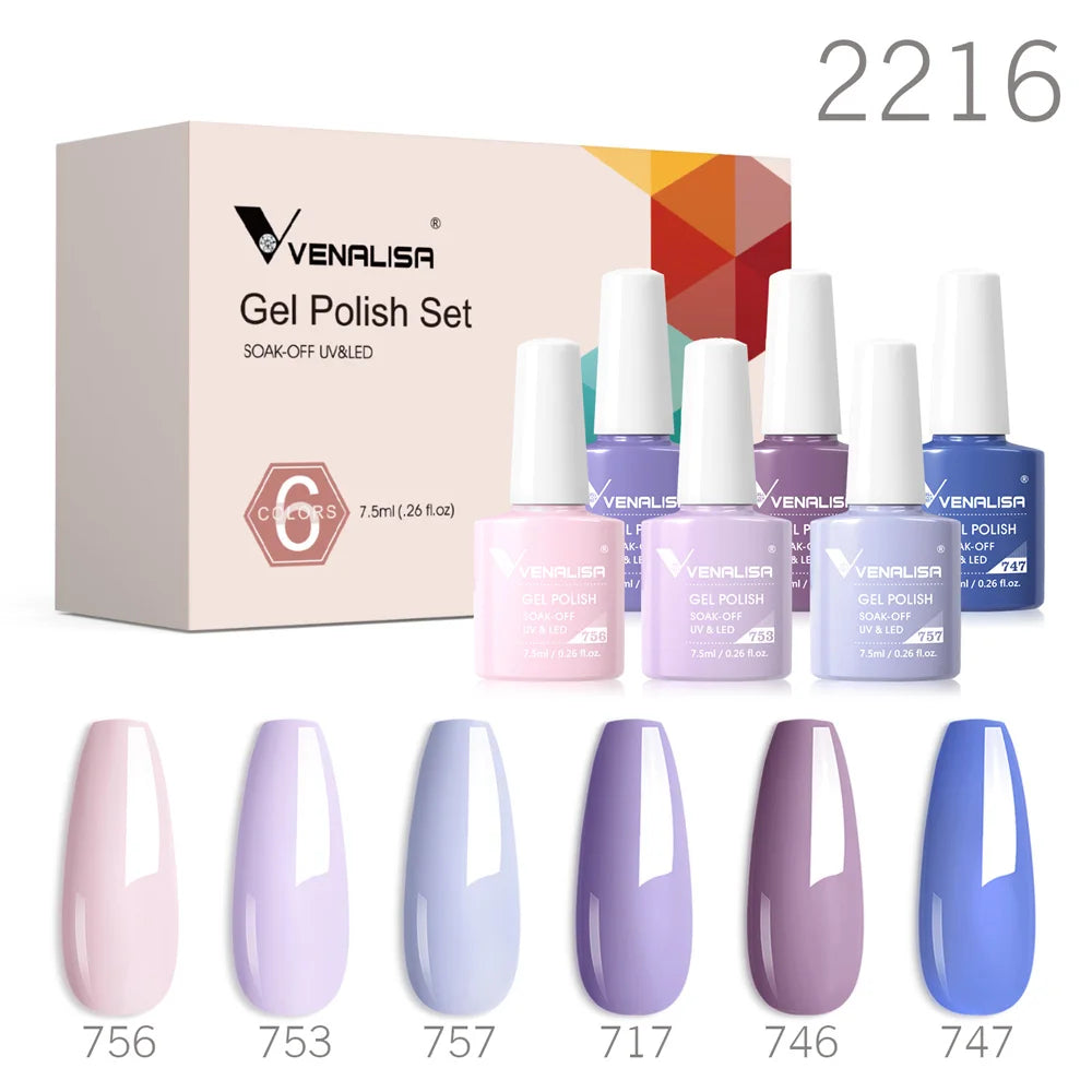VENALISA TPO Free Peel Off Base Coat & No Wipe Top Coat Nail Gel