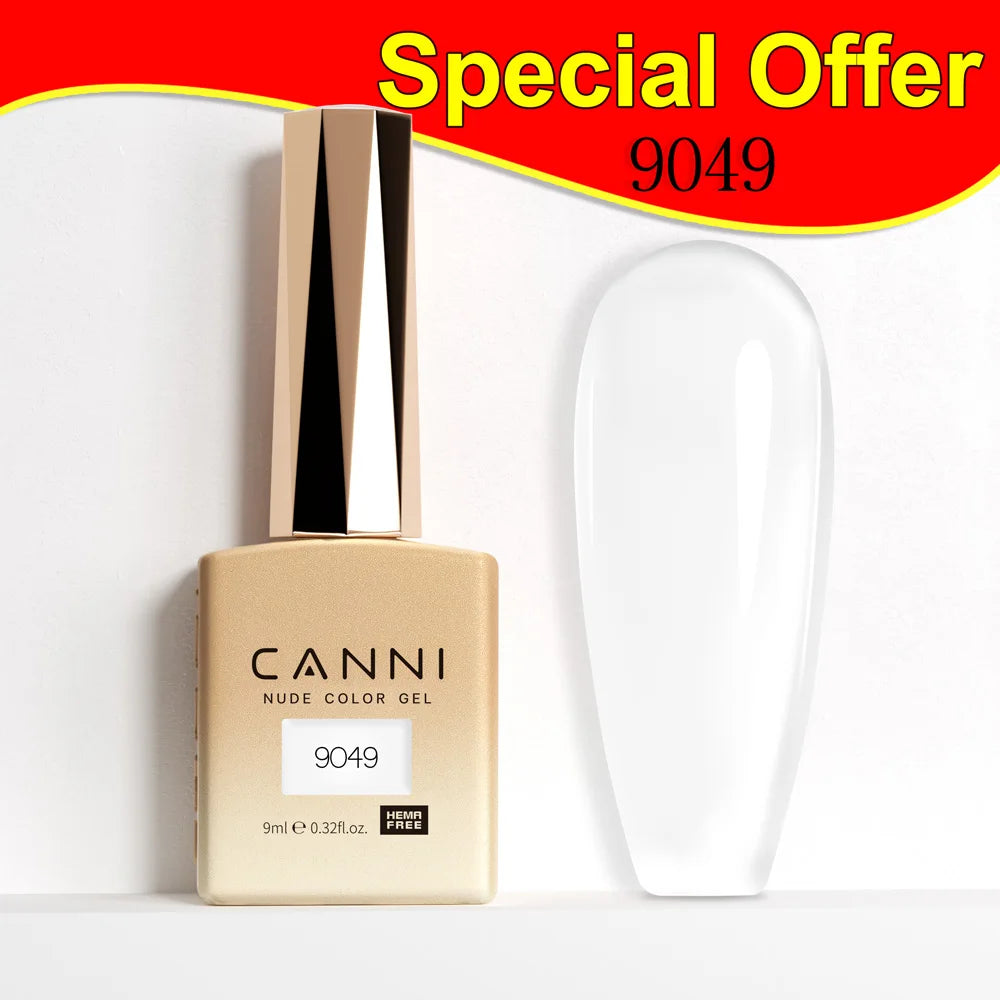 CANNI 9ml HEMA Free Gel Nail Polish Black White UV LED Soak Off