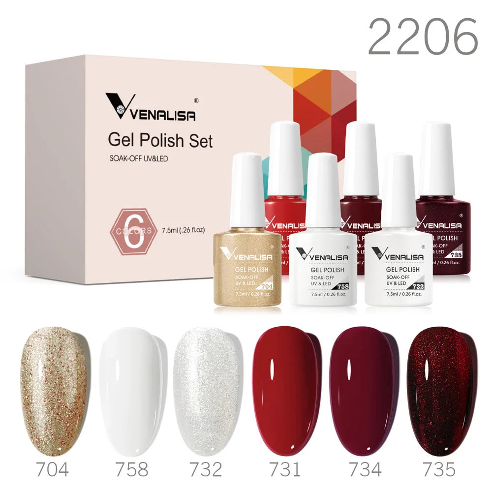 VENALISA TPO Free Peel Off Base Coat & No Wipe Top Coat Nail Gel