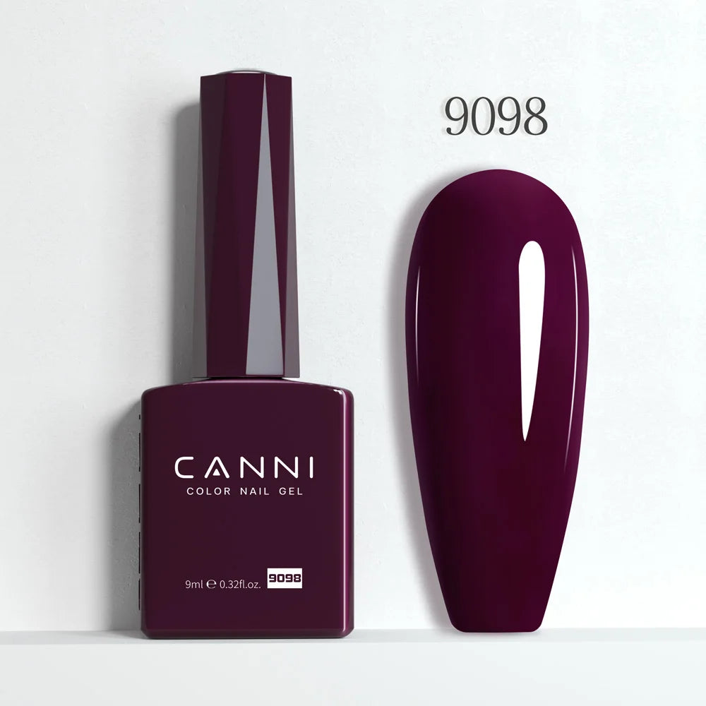 CANNI 9ml HEMA Free Gel Nail Polish Black White UV LED Soak Off