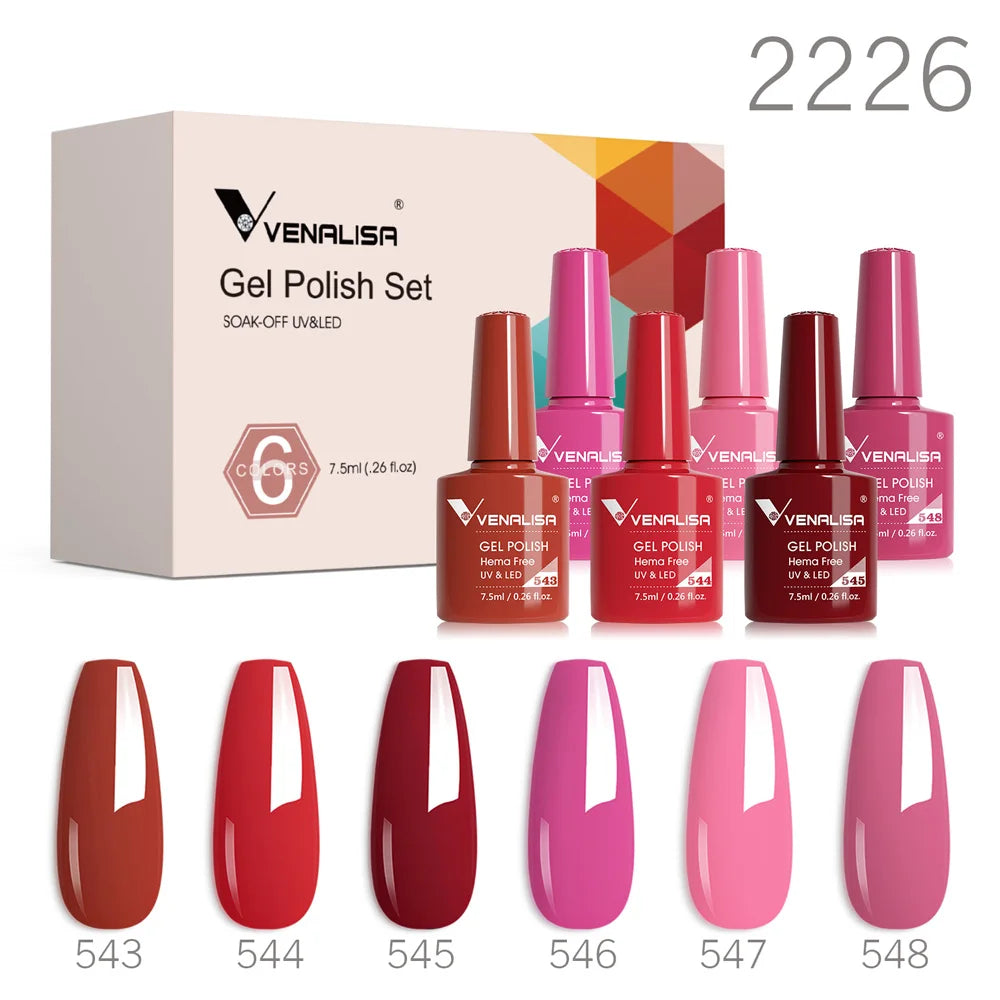 VENALISA TPO Free Peel Off Base Coat & No Wipe Top Coat Nail Gel