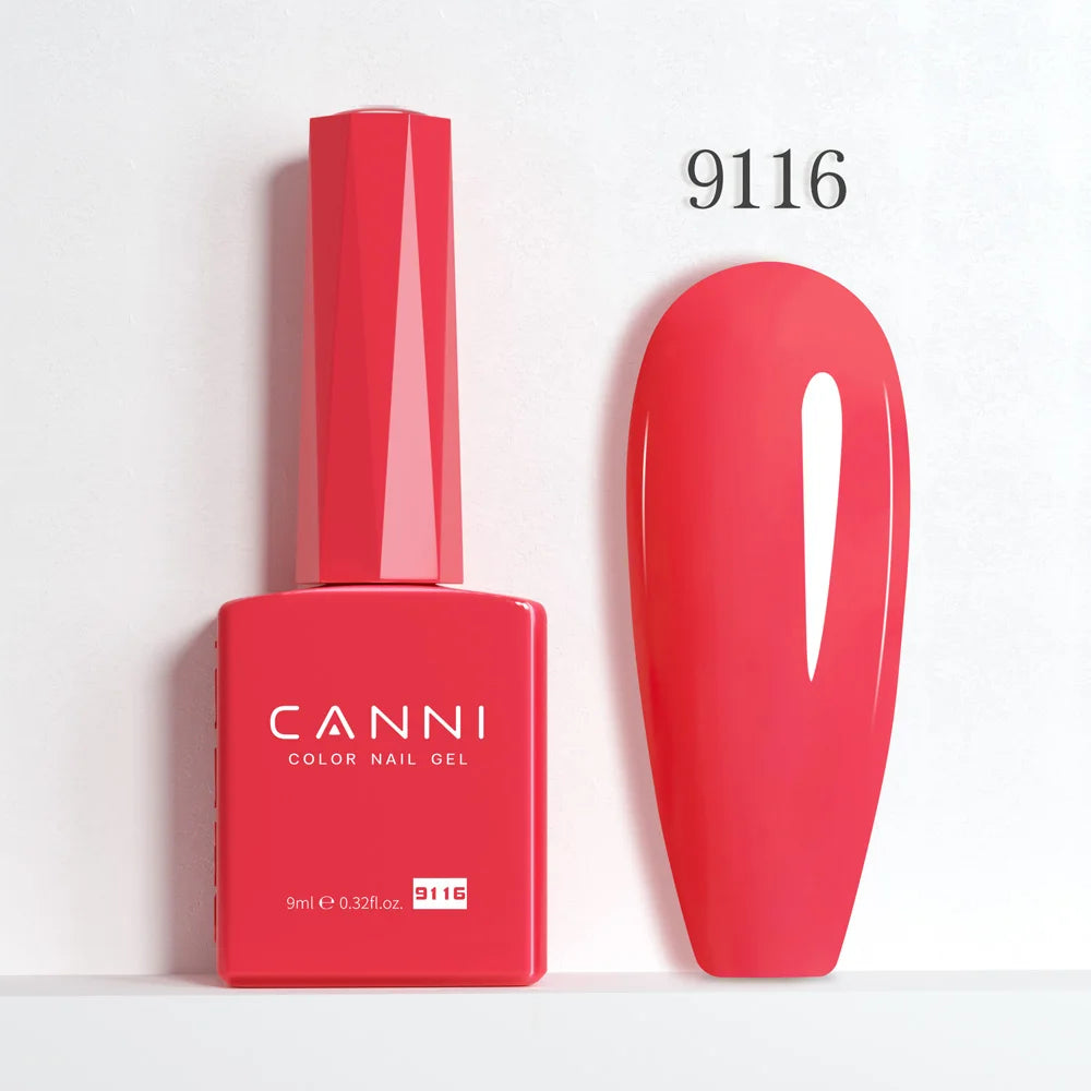 CANNI 9ml HEMA Free Gel Nail Polish Black White UV LED Soak Off