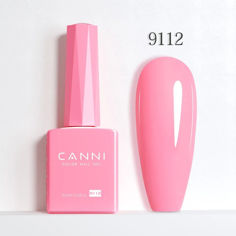 CANNI 9ml HEMA Free Gel Nail Polish Black White UV LED Soak Off