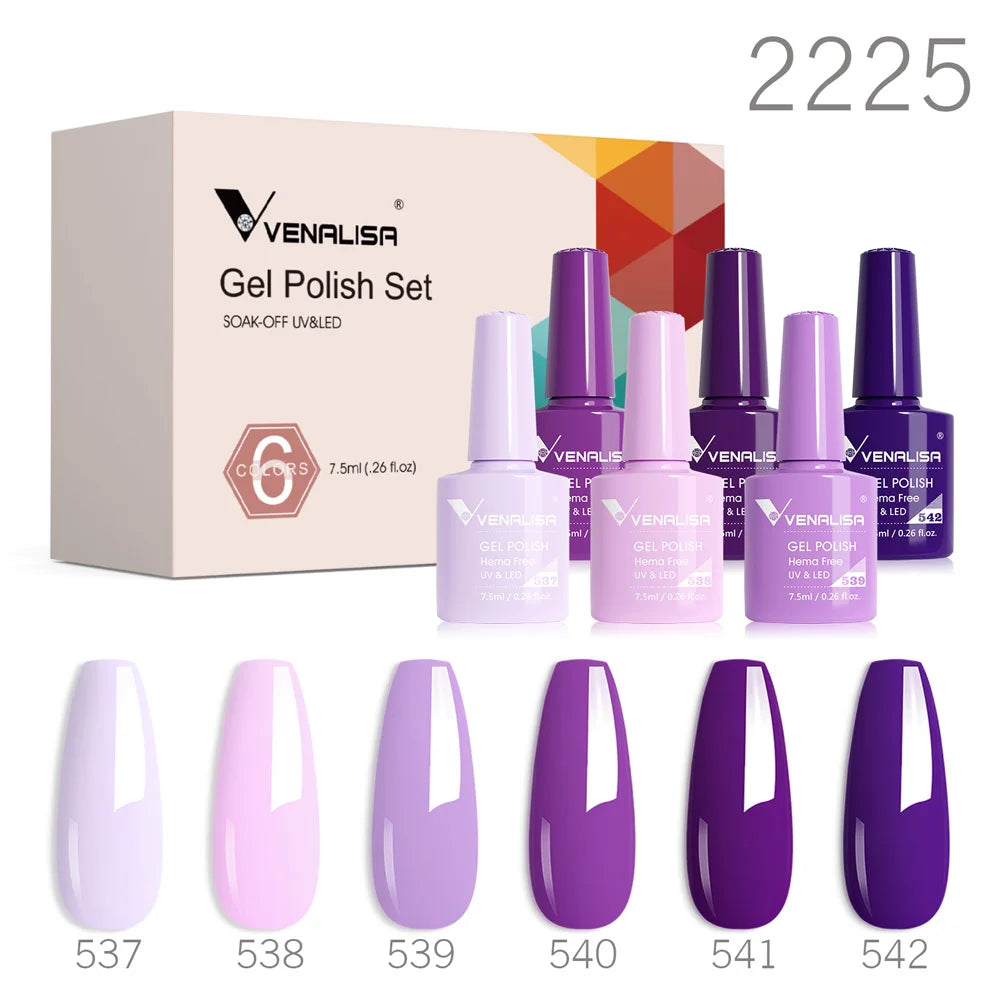 VENALISA TPO Free Peel Off Base Coat & No Wipe Top Coat Nail Gel