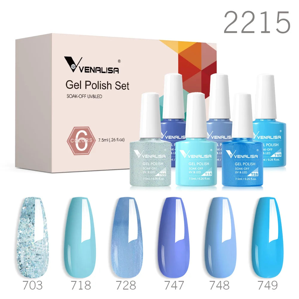 VENALISA TPO Free Peel Off Base Coat & No Wipe Top Coat Nail Gel