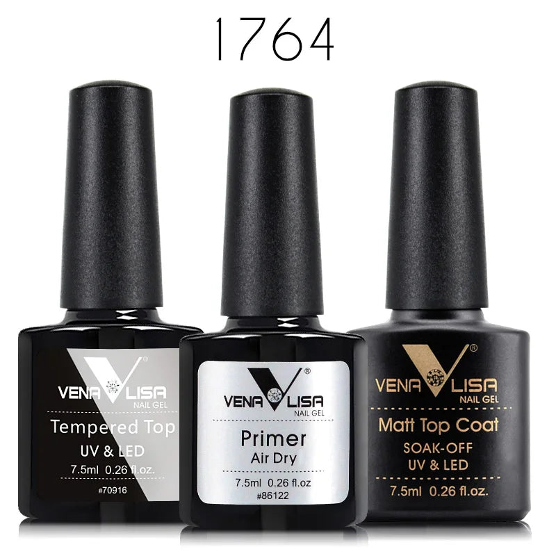 Venalisa 7.5ml No Wipe Top Coat Gel Polish UV LED Nail Topcoat