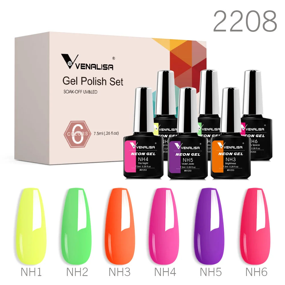 VENALISA TPO Free Peel Off Base Coat & No Wipe Top Coat Nail Gel